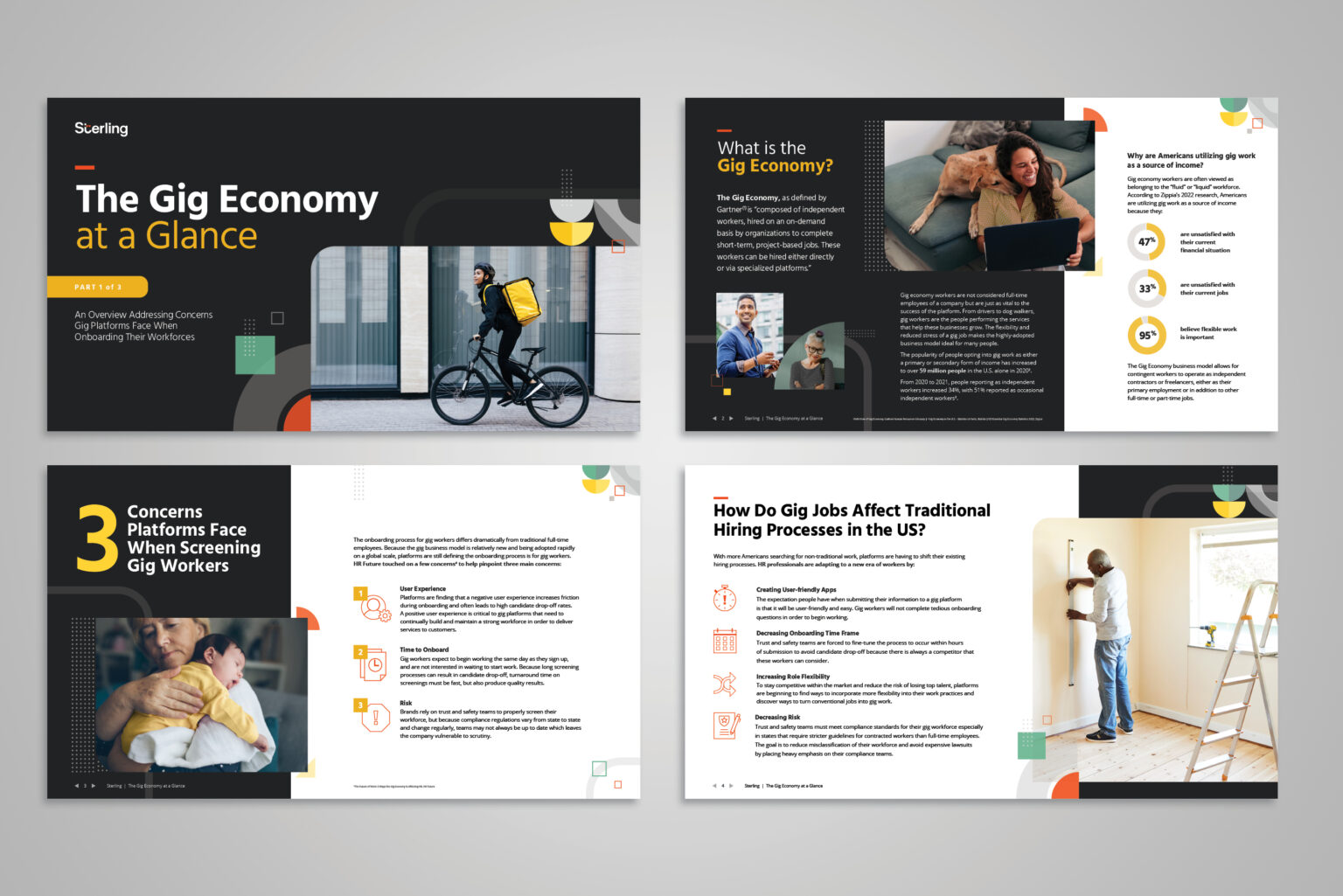 Spreads from the mini-ebook. I designed the mini-ebook spreads to balance quick skimming with in-depth insights.