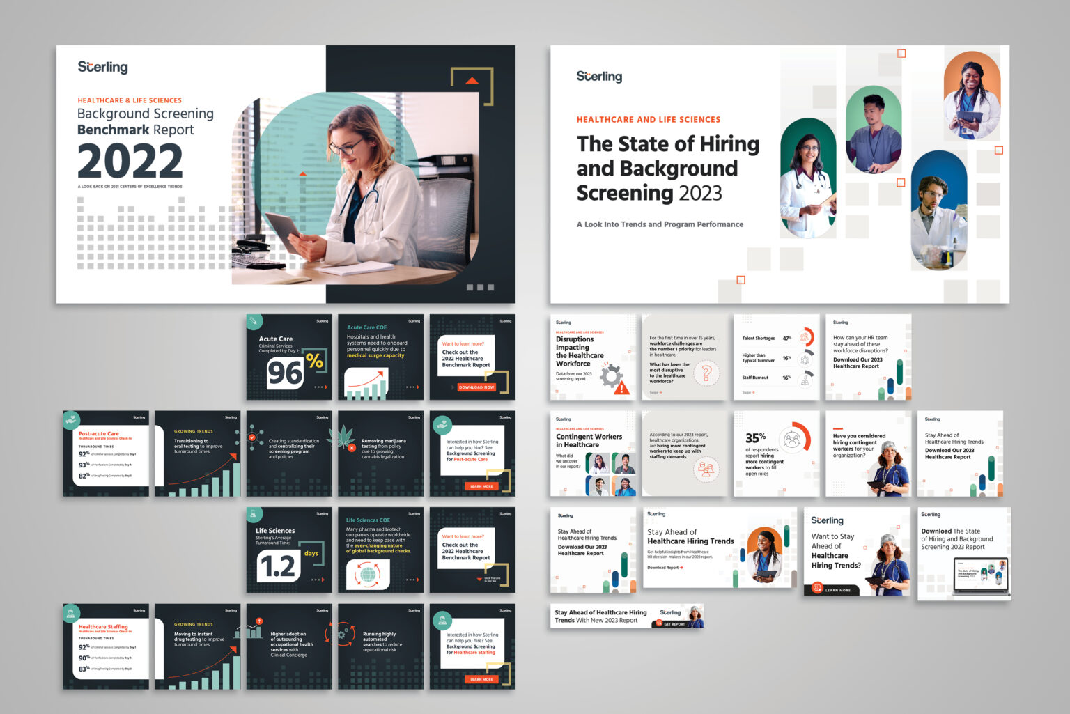Samples from 2022 and 2023 HCLS Benchmark campaigns