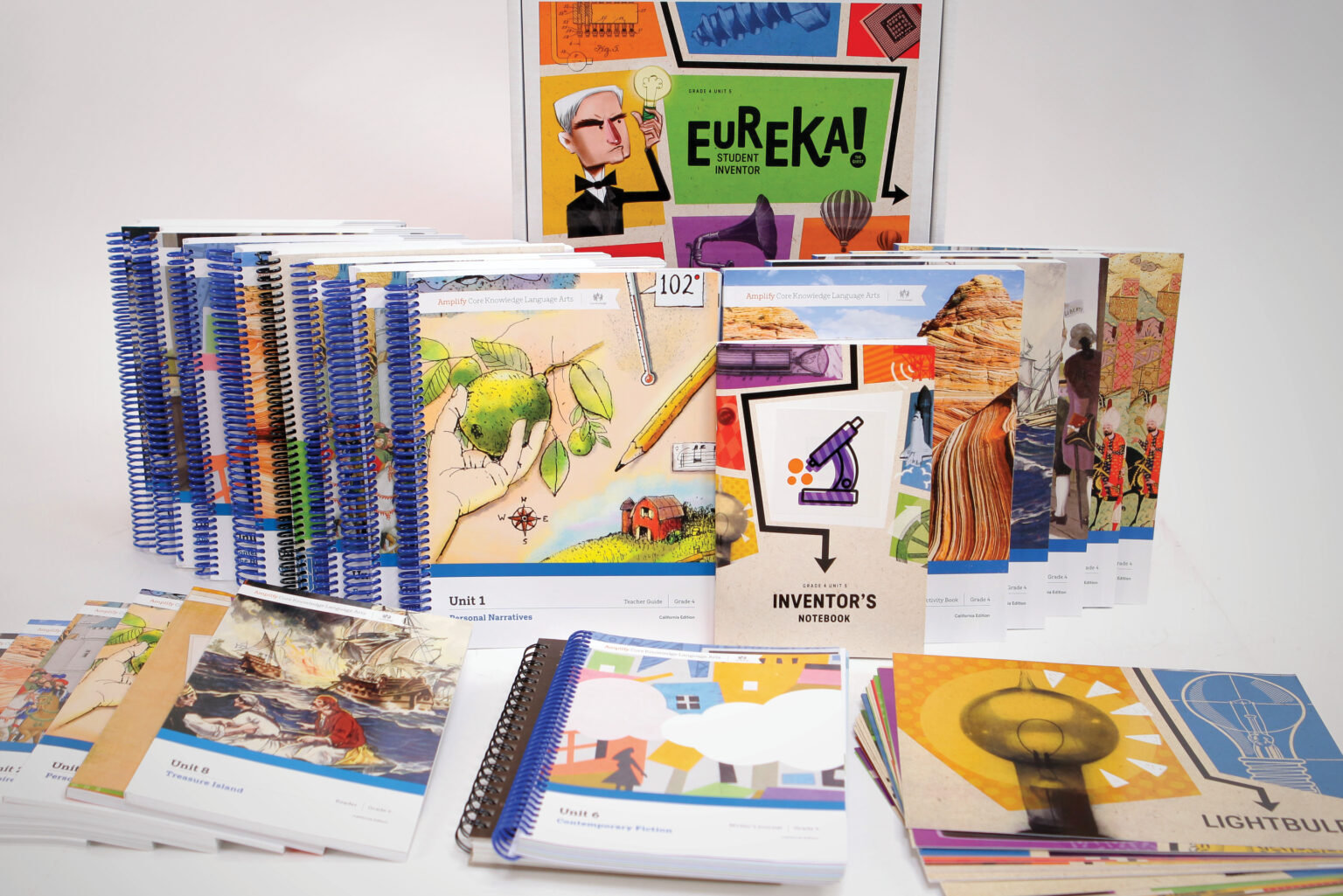 These are samples of the Grade 4 teacher materials submitted as part of Amplify’s CKLA curriculum adoption bid for California, which included the personal narrative readers.
