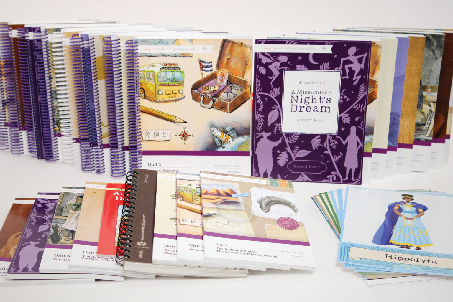 These are samples of the Grade 5 teacher materials submitted as part of Amplify’s CKLA curriculum adoption bid for California, which included the personal narrative readers.