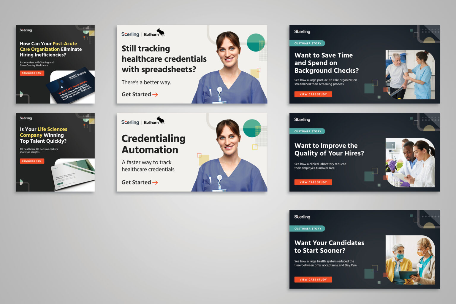 ABM creative for Healthcare & Life Sciences