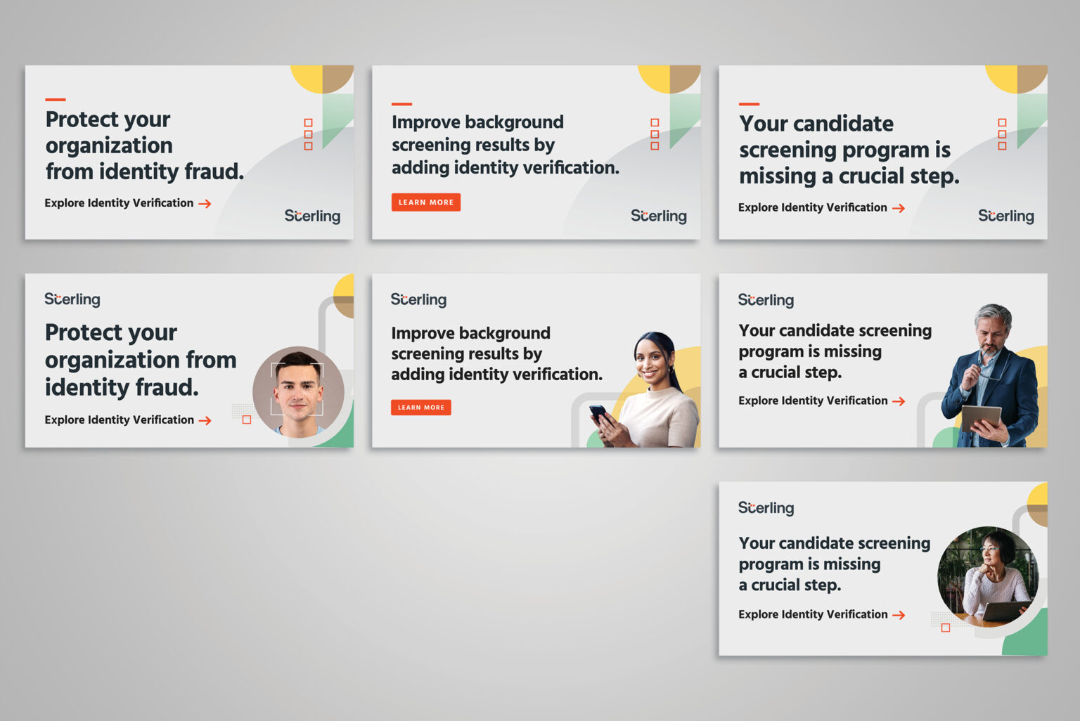 For our major Identity Verification initiative, we systematically tested different layouts and headlines to determine the most effective design.