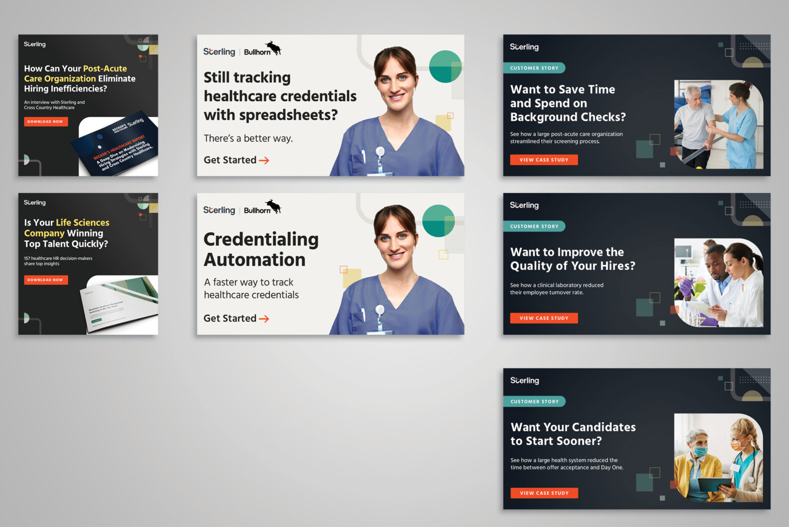 The ABM creative strategy for the Healthcare & Life Sciences sectors delivered personalized content to key accounts, addressing their specific regulatory landscapes and patient care priorities.