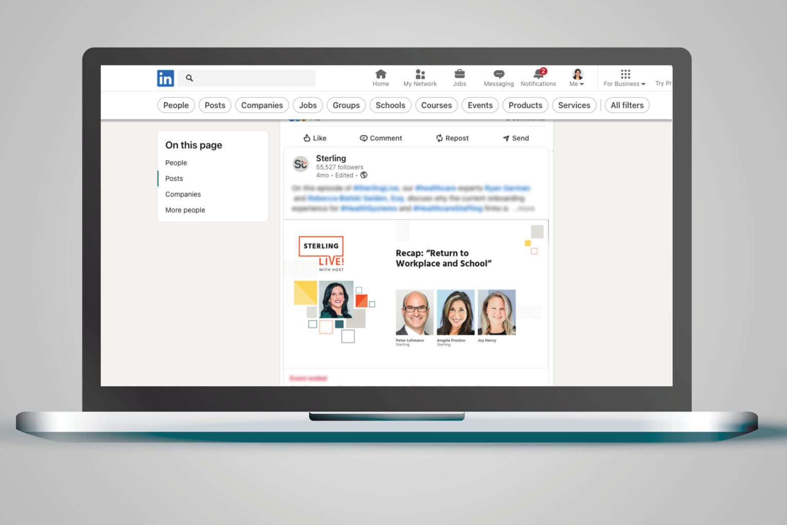Sterling Live, broadcast via LinkedIn Live, delivered information to viewers through live sessions featuring a wide spectrum of subject matter experts.