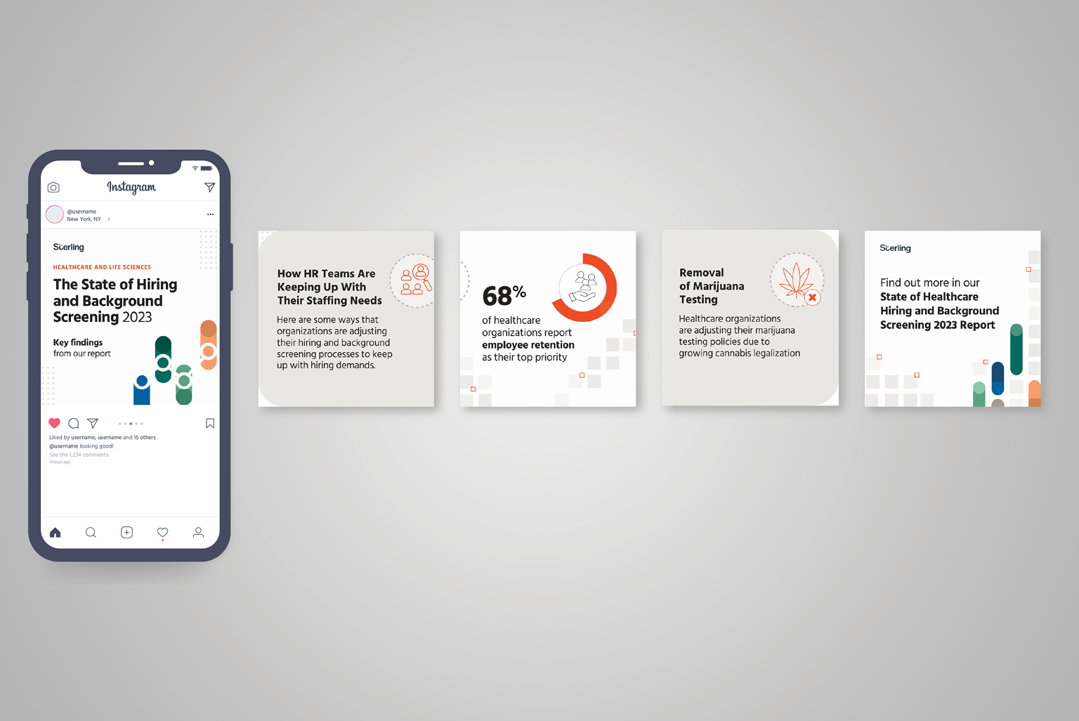 The first carousel of the series aimed for lead capture by directing viewers to a gated landing page.