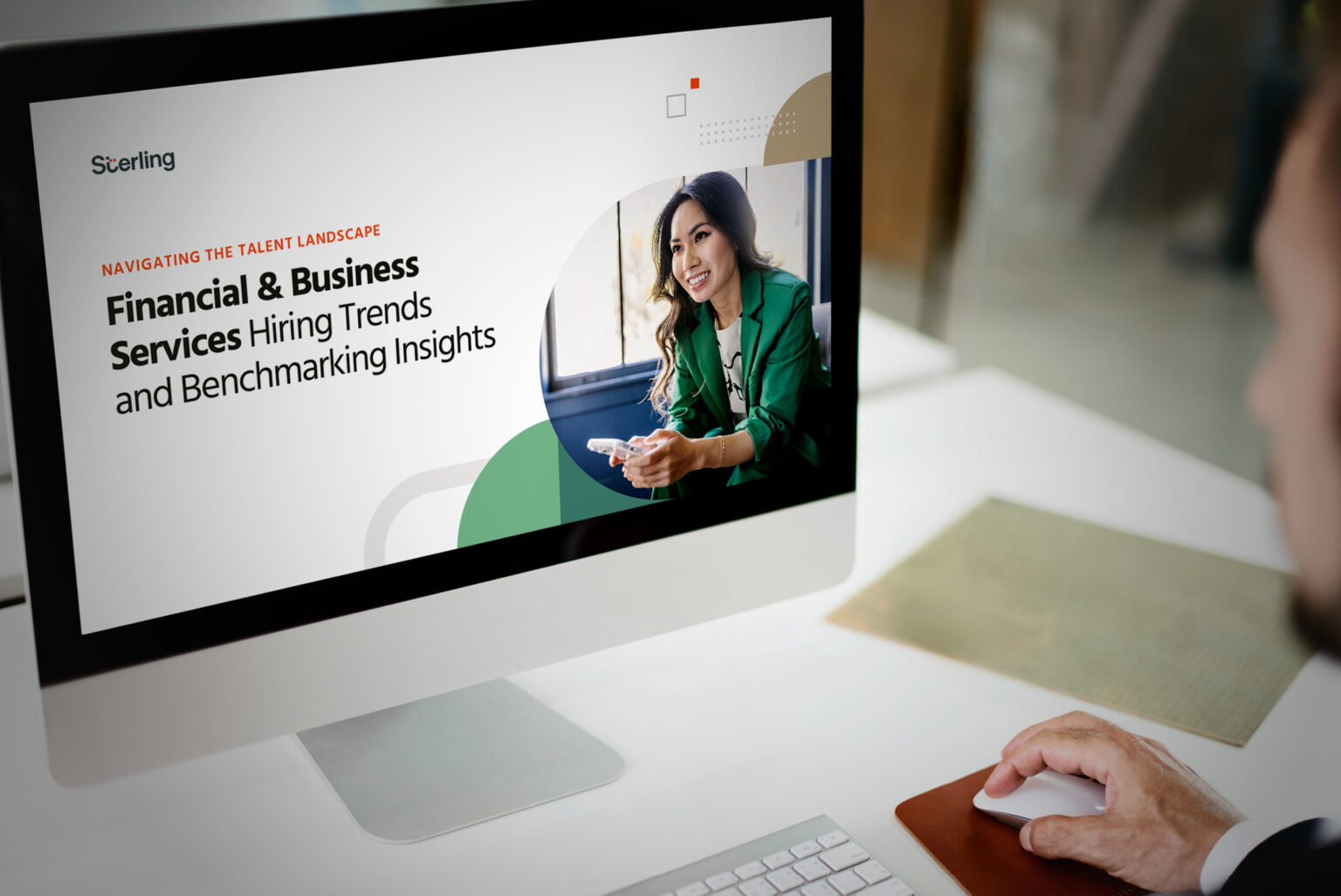 I designed the FinBiz Benchmarking report to align with Sterling’s brand while being unique and adaptable for other industries.